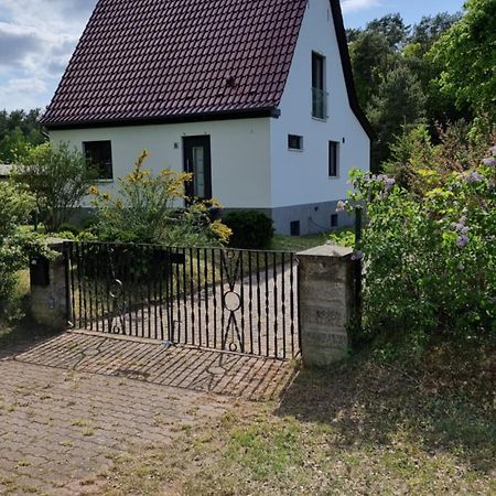 Mecklenburgische Seenplatte - Fh Mit Optionalem Steg Und Ruderboot Grosszerlang Exterior photo