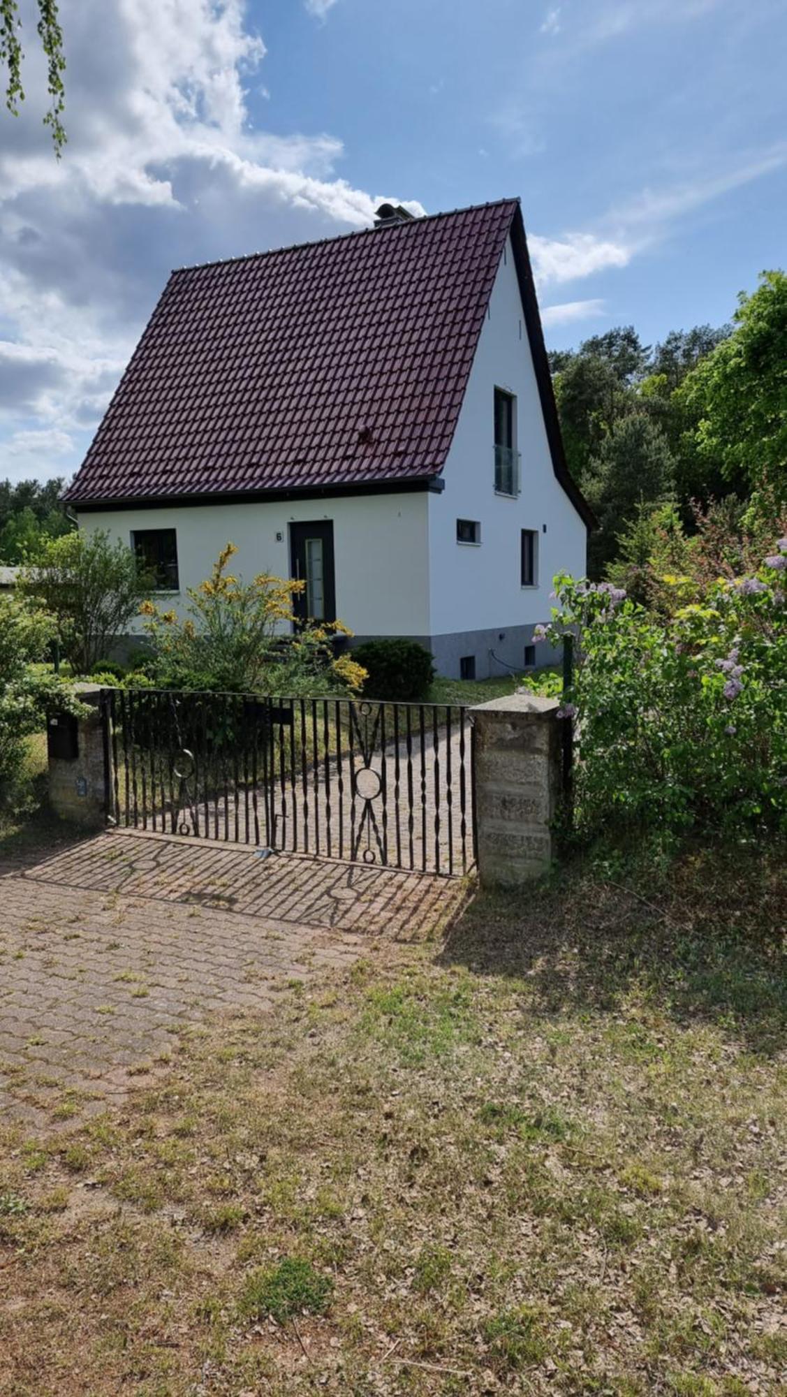 Mecklenburgische Seenplatte - Fh Mit Optionalem Steg Und Ruderboot Grosszerlang Exterior photo